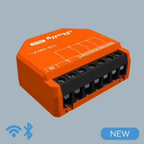 Shelly · Unterputz · "i4 Gen3" · Szenenaktivierer · WLAN · BT