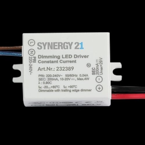 Synergy 21 LED Deckeneinbauspot Helios Netzteil TRIAC dimmbar