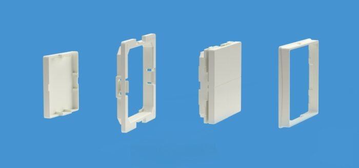 Shelly · Plug & Play Zubehör · "BLU Wall Switch 4 Adapter Legrand & Shelly" · Weiß - Image 2