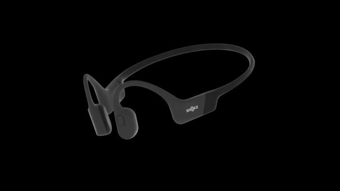 SHOKZ OpenRun Black Bluetooth Wireless Bone Conduction Headset