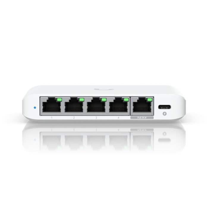 Ubiquiti Switch smart managed Layer2 5 Port &bull 5x GbE &bull 1x PoE at In &bull Desktop &bull Lüfterlos &bull UniFi &bull USW- - Image 4