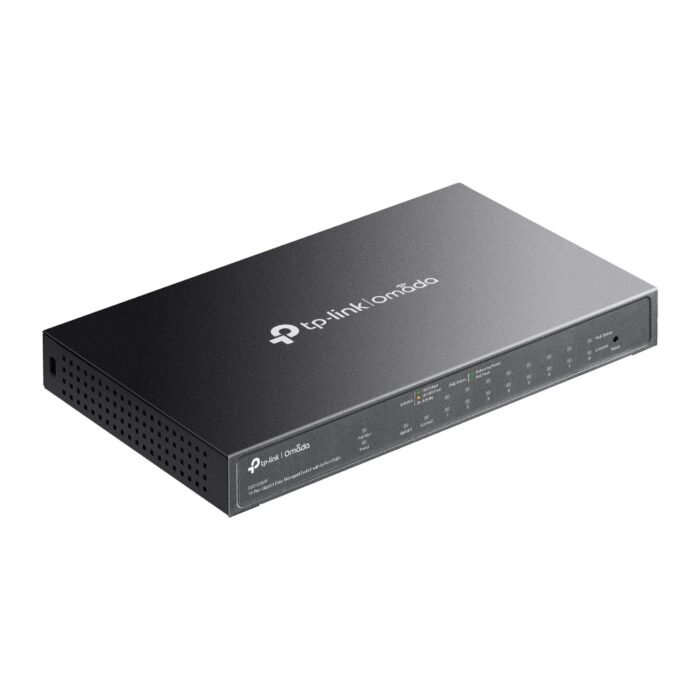 TP-Link Switch easy managed 10 Port &bull 9x 1 GbE &bull 1x Combo SFP/RJ45 Port &bull PoE Budget 123W &bull 8x PoE at &bull Lüft - Image 2