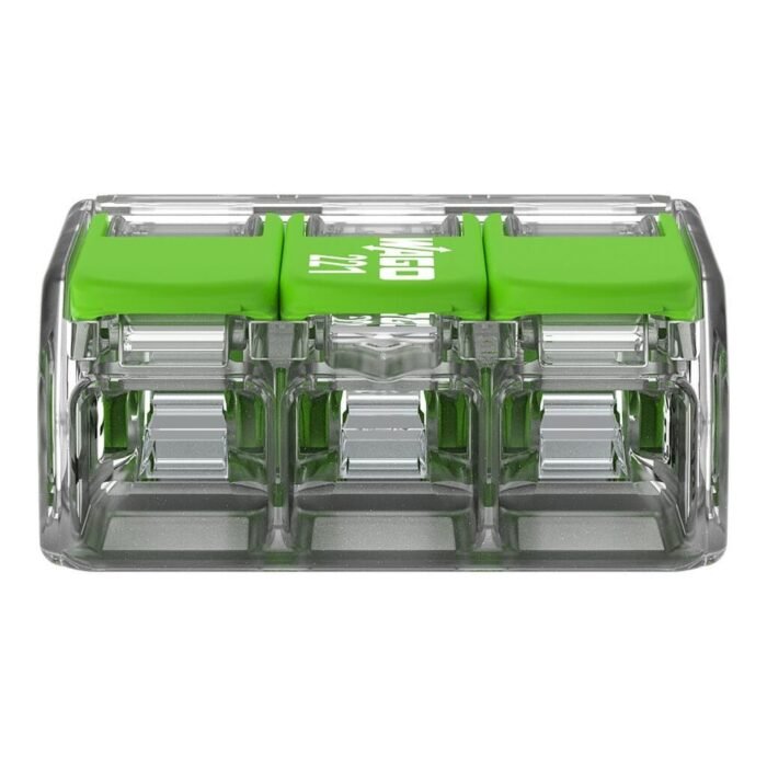 Wago Serie 221 - 3*4mm (12 Stück Retail) Green Range - Image 5
