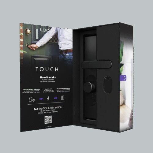 Shelly · "LOQED Touch Smart Lock black" Smartes Türschloss