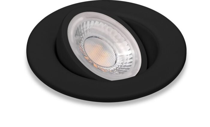 Synergy 21 LED Deckeneinbauspot Phos schwenkbar rund schwarz CCT switchable - Image 2