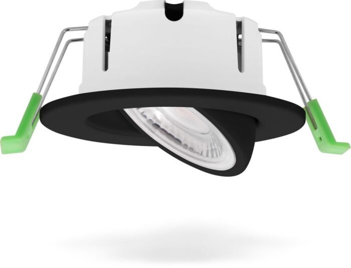 Synergy 21 LED Deckeneinbauspot Phos schwenkbar rund schwarz CCT switchable - Image 3