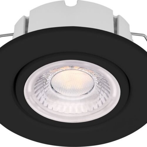 Synergy 21 LED Deckeneinbauspot Phos schwenkbar rund schwarz CCT switchable
