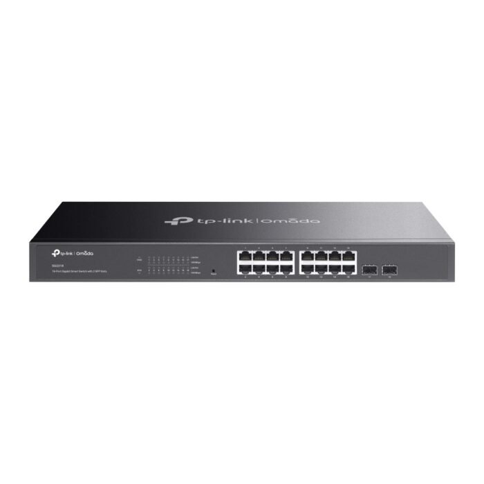 TP-Link Switch smart managed Layer2 16Port &bull 2x SFP &bull Lüfterlos