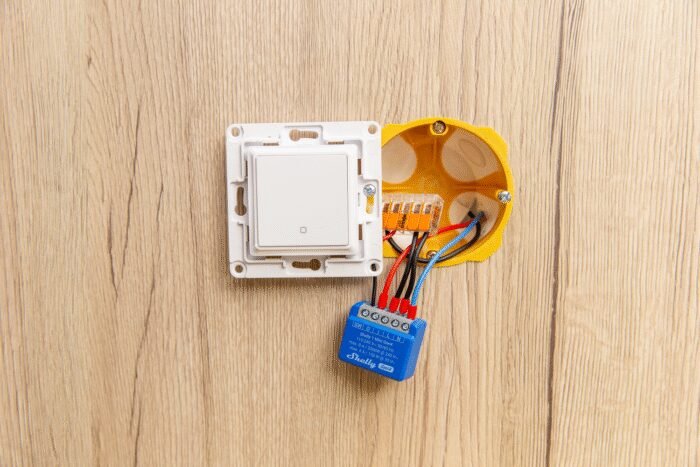 Shelly · Unterputz · "1 Mini Gen4" · Relais · max 8A · 1 Kanal · WLAN · Matter · Zigbee · Bluetooth - Image 3