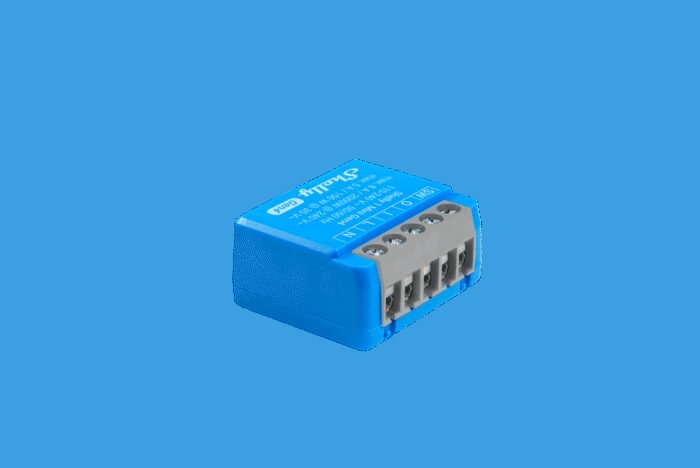 Shelly · Unterputz · "1 Mini Gen4" · Relais · max 8A · 1 Kanal · WLAN · Matter · Zigbee · Bluetooth