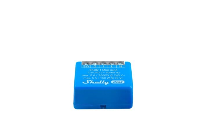 Shelly · Unterputz · "1 Mini Gen4" · Relais · max 8A · 1 Kanal · WLAN · Matter · Zigbee · Bluetooth - Image 10