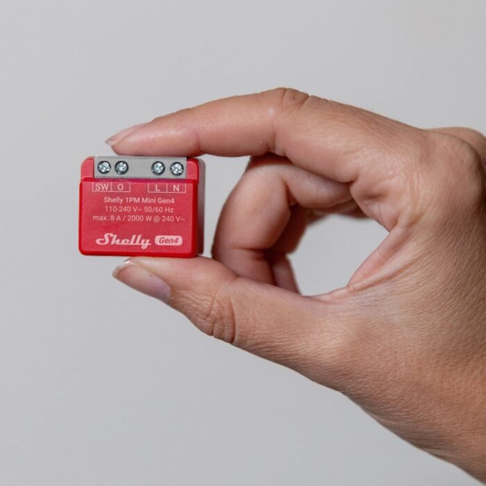 Shelly · Unterputz · "1PM Mini Gen4" · Relais · max 8A · 1 Kanal · Messfunktion · WLAN · Matter · Zigbee · Bluetooth - Image 4