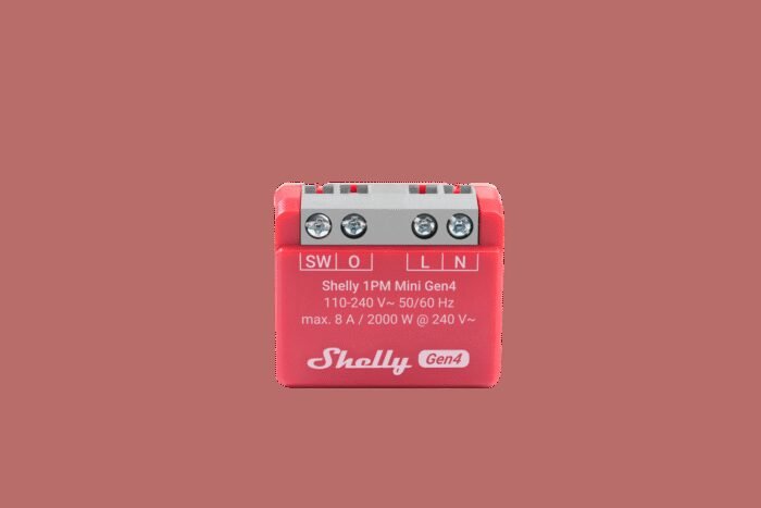 Shelly · Unterputz · "1PM Mini Gen4" · Relais · max 8A · 1 Kanal · Messfunktion · WLAN · Matter · Zigbee · Bluetooth - Image 5