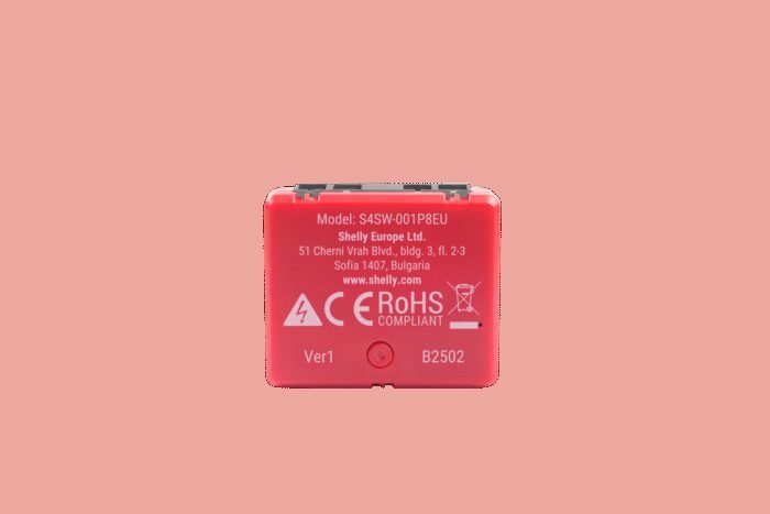 Shelly · Unterputz · "1PM Mini Gen4" · Relais · max 8A · 1 Kanal · Messfunktion · WLAN · Matter · Zigbee · Bluetooth - Image 6