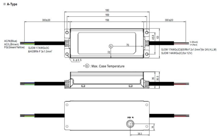 Mean Well Netzteil - 24V 150W IP67 - Image 2