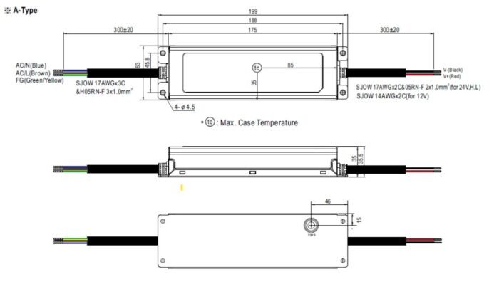 Mean Well Netzteil - 24V 200W IP67 - Image 2