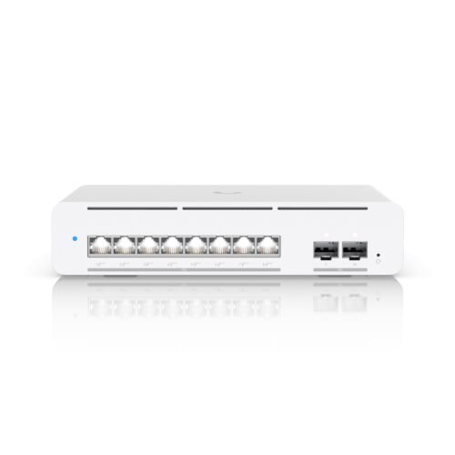 Ubiquiti Switch full managed Layer3 10 Port &bull 8x 10 GbE &bull PoE Budget 155W &bull 8x PoE bt &bull 2x SFP+ &bull Desktop/Wa