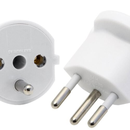 Fix-Adapter D Schuko / CH 3-polig
