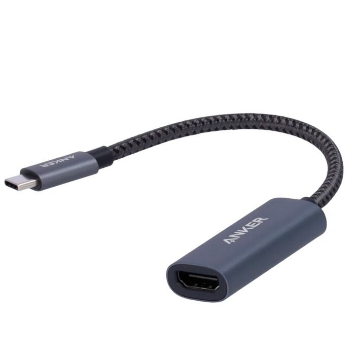 Anker - Grafik-Adapter - USB-C zu HDMI (4K) - Plug &amp Play - Universelle Kompatibilität - Graue Farbe