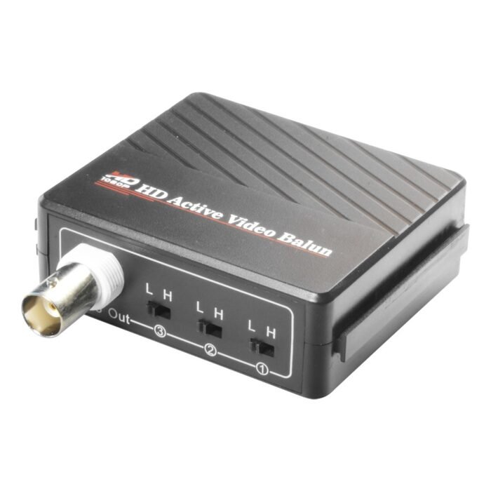 Aktiver Transceiver - Optimiert für HDTVI / HDCVI / AHD - 1 Videokanal - BNC/UTP 4 Pins - Umfang: 400 ~ 700 m - Empfänger / komp