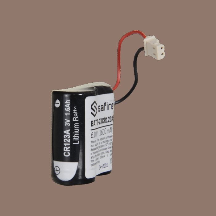 SAFIRE | Lithium Batteripack CR123A / CR17345 / 5018LC / 6V / 1600mAh - Image 2