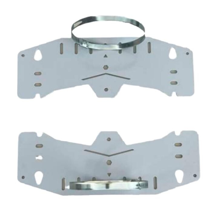 Mast und Wandhalterung - Bereichsdurchmesser 90-100 Ø - 2 teile - Kompatibel mit BOX-403017-IP65 und BOX-403022-IP65