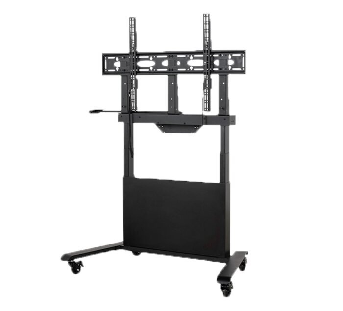 Motorisierter Bodenständer mit Rädern - Bis 86" - Maximales Gewicht 100Kg - VESA 1000x600mm - Einstellbare Höhe