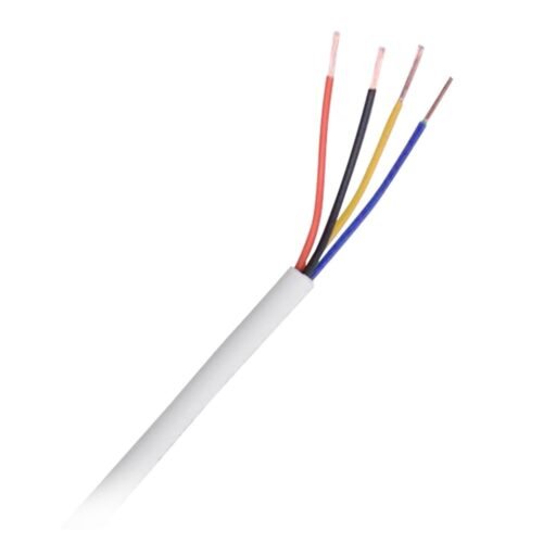 4 Leiters - Flexibles Elektrolytkupfer Leiter Klasse 5 - Bildschirm Aluminium Polyester + Drainage CuSn - Rolle von 100 Metern -