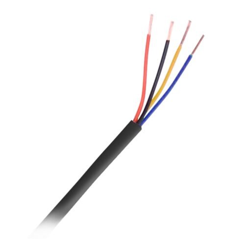 4 Leiters - Flexibles Elektrolytkupfer Leiter Klasse 5 - Bildschirm Aluminium Polyester + Drainage CuSn - Rolle von 100 Metern -