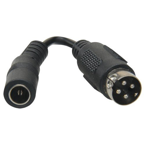 Adapter DC - 105 mm Lang - Mini-Din-Buchse - Standardstecker - Adaptiert Standard-Netzteil - Für SAFIRE-Recorder
