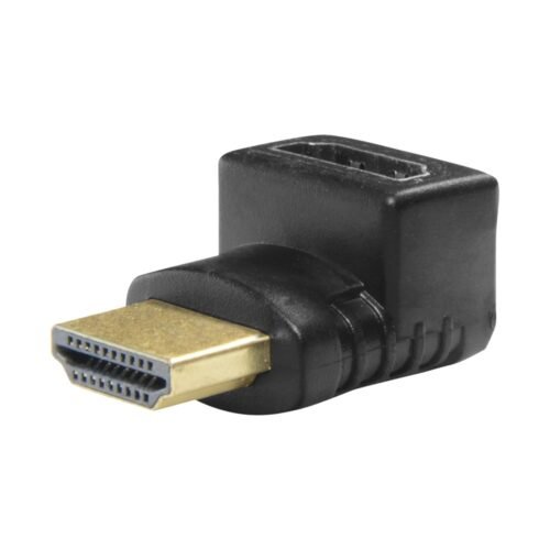 HDMI-Adapter - HDMI 1.3 - Layered 90° - HDMI Typ A - HDMI Typ A Buchse - Korrosionsschutz-Steckverbinder