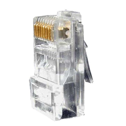 Verbinder - RJ45 zum Crimpen - Kompatibel mit UTP-Kabel - 20 mm (L) - 10 mm (B) - 5 g