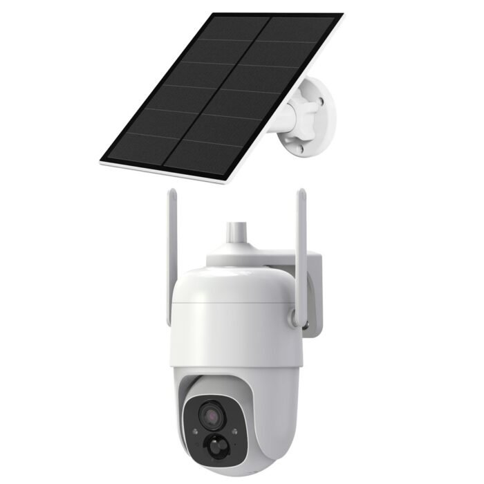 VicoHome Außenbereich 3Mpx Wifi mit Batteriebetrieb - PIR-Sensor / Fernbewegung - Lithium-Batterie 9000 mAh / Solarpaneel 5W - O