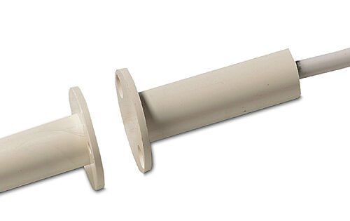 Einbau Magnetkontakt m. Flansch weiß