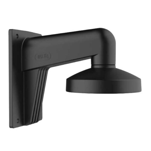 Wandhalterung - Anschlussbox - Geeignet für den Außenbereich - Farbe schwarz - Kompatibel mit Hiwatch Hikvision - Kabelstift