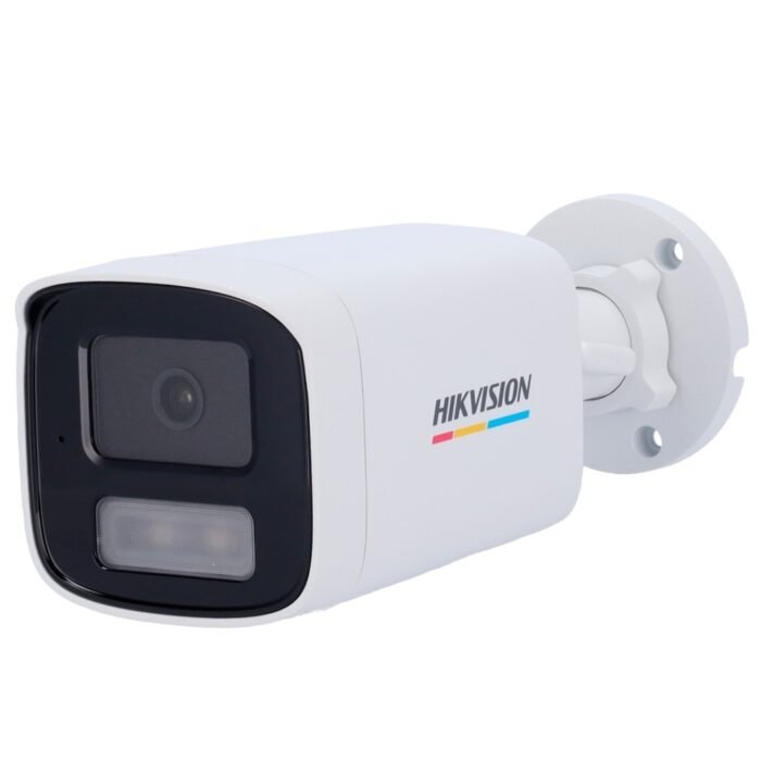 Hikvision - IP-Bullet-Kamera Value Reihe - Auflösung 2 Megapixel (1920x1080) - Objektiv 4 mm | ColourVu | Integriertes Mikrofon