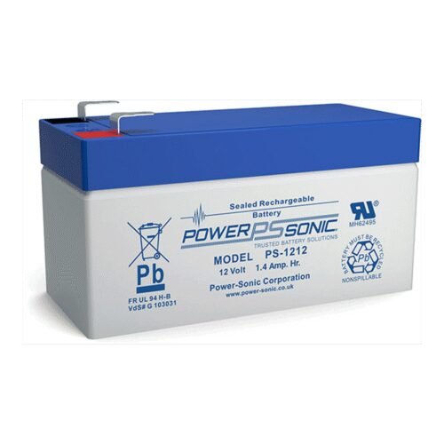 VdS Akku - Bleiakku 12V / 1.2 Ah - PowerSonic
