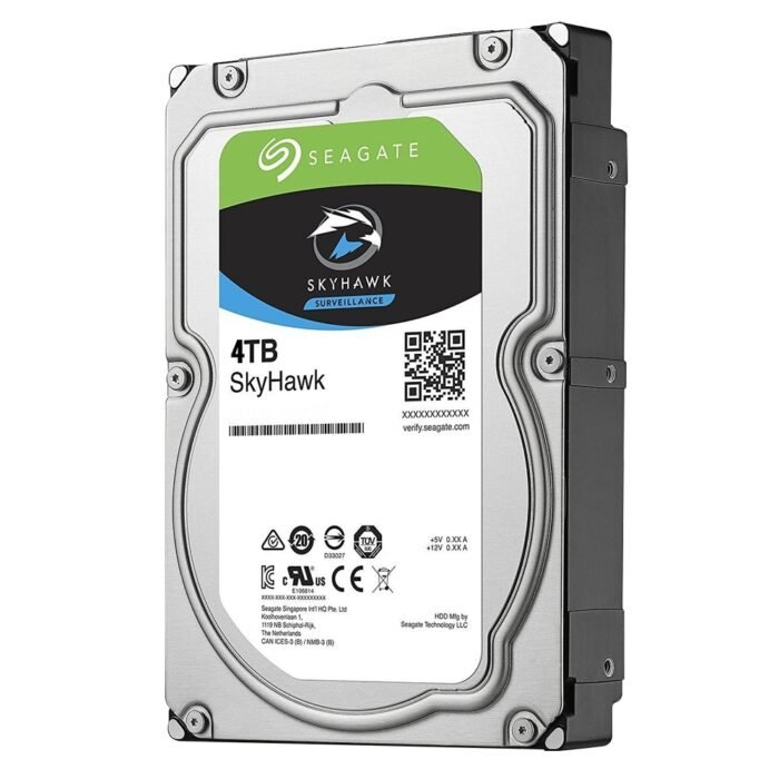 Seagate Skyhawk Festplatte - Kapazität 4 TB - SATA-Schnittstelle 6 GB/s - Modell ST4000VX000 - Speziell für Videorekorder - Lose