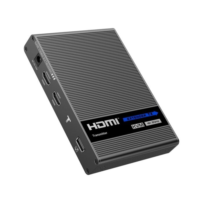 HDMI/USB-Extender über Ethernet-Kabel CAT6 - Sender und Empfänger - Reichweite 70 m - Bis 4K - Unterstützt S/PDIF-Audioausgang