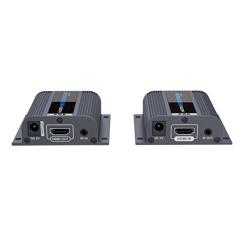 HDMI Aktiver Extender - Sender und Empfänger - Umfang 40 m / bis 1080p - Über Cat-UTP-Kabel 6 - Gleichstrom 5 V im Sender und Po