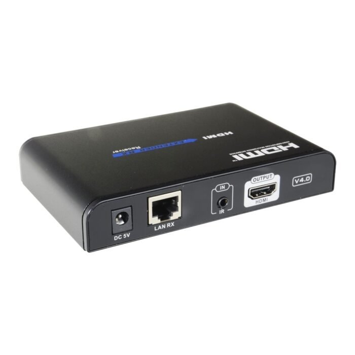 HDMI aktiver Extender 1080p - Empfänger kompatibel mit HDMI-EXT-PRO-V2 - Bereich 120 m über Kabel UTP Cat 6 - IR-Übertragung - E