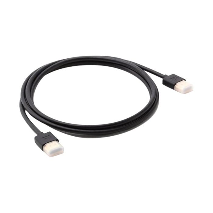 HDMI-Kabel - HDMI Typ A Stecker - Hohe Geschwindigkeit - 1 m - Farbe schwarz - Korrosionsschutz-Steckverbinder
