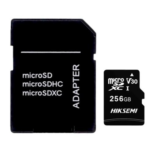Hikvision Speicherkarte - Kapazität 256 GB - Klasse 10 | Schreibgeschwindigkeit 20MB/s - Bis zu 300 Schreibzyklen - Format FAT32