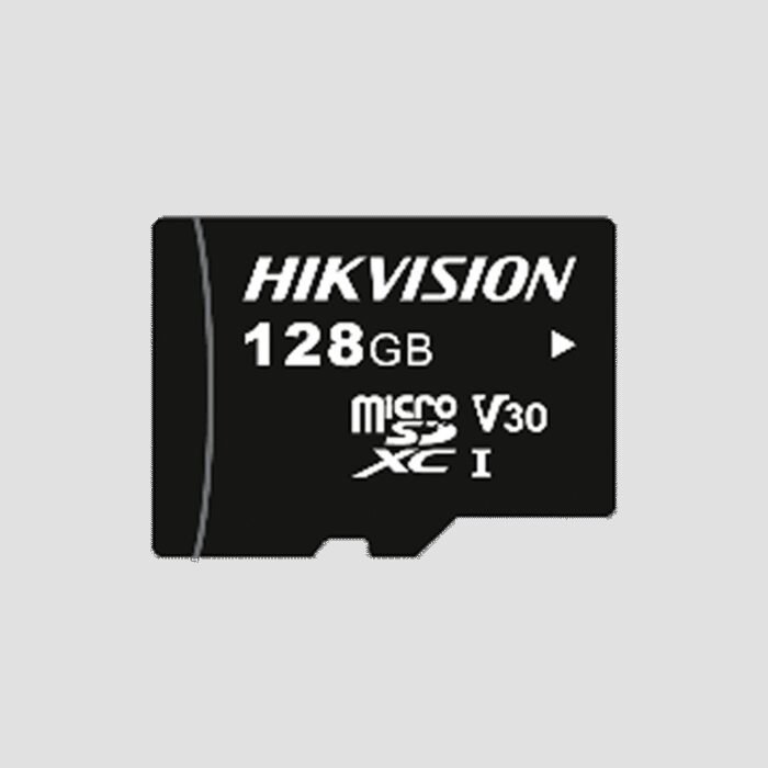 Hikvision Speicherkarte - Kapazität 128 GB - Klasse 10 | Schreibgeschwindigkeit 50MB/s - ExFAT-Format - Speziell für Videoüberwa