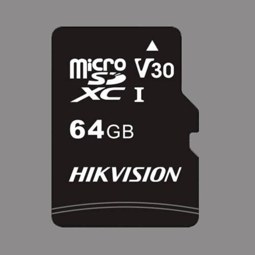 Hikvision Speicherkarte - Kapazität 64 GB - Klasse 10 | Schreibgeschwindigkeit 40MB/s - ExFAT-Format - Speziell für Videoüberwac
