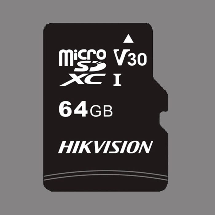 Hikvision Speicherkarte - Kapazität 64 GB - Klasse 10 | Schreibgeschwindigkeit 40MB/s - ExFAT-Format - Speziell für Videoüberwac