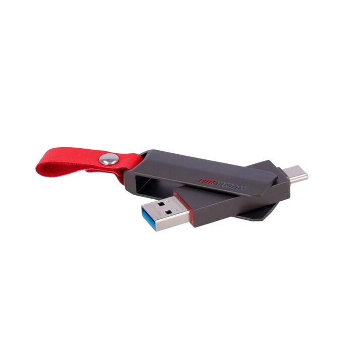 Hikvision USB-Pendrive - Kapazität 64 GB - USB Typ-C Schnittstelle 3.2 - Maximale Lese-/Schreibgeschwindigkeit 120/45 MB/s - Rob