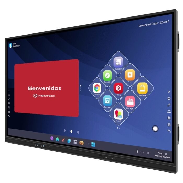 IBOARD Interaktives Monitor 86'' 4K - Auflösung 3840x2160 - HDMI-Eingänge