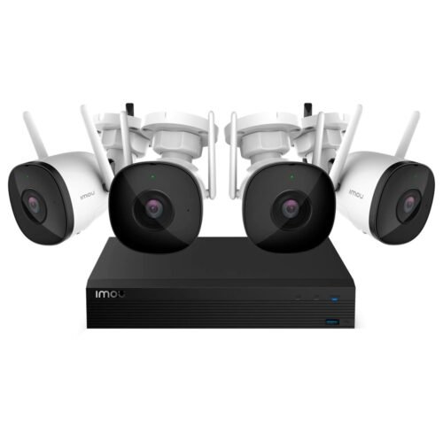 Imou Wifi Kamera 2 Megapixel - IR 30 m - Objektiv 2.8 mm - Intelligente Erkennung von Menschen - Bidirektionales Audio - Geeigne