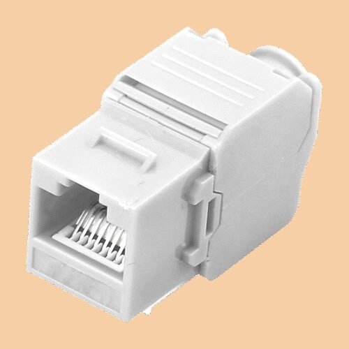 UTP-Kabelanschluss - Ausgangsstecker RJ45 - Kompatible UTP-Kategorie 5E - Einfache Installation ohne Werkzeuge - Geringe Verlust